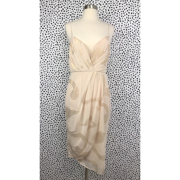 Free People Dresses & Skirts - NWOT (Free People) Nude & w/ Gold Dress